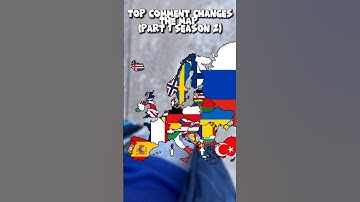 Top Comment Changes thr Map Part 1 | #mapchart #mapping #mappers #mapper #map #euorope #geography