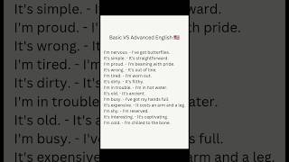 Don’t Say “I’m Nervous”🤔 #viral#shorts #english