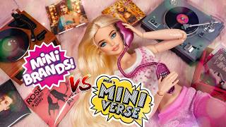 Versus : Mini Brands Vinyl vs  MGA’s Miniverse Real Music Vinyl | Which Is Better For Barbie?