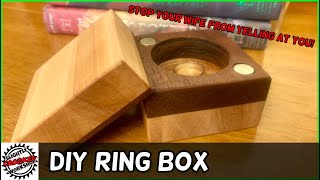 DIY Ring Box with Magnetic Top