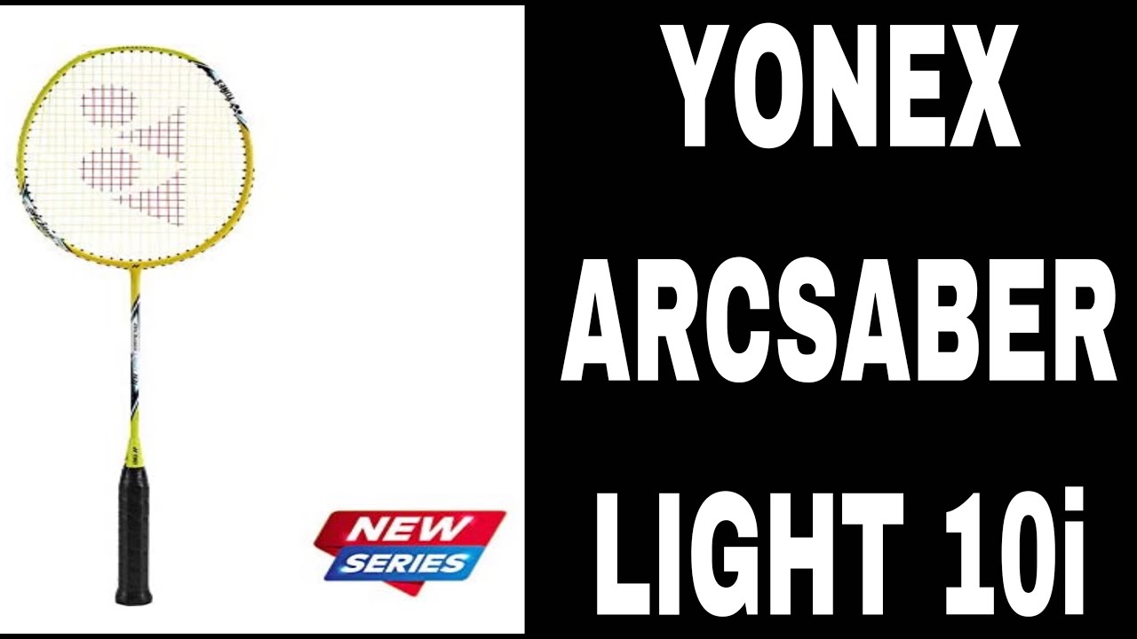Yonex Light 10i Badminton Racquet New! ARCSABER Racket White