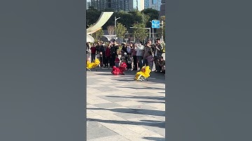 Cyber lion dance  #dragondance2024 #liondance