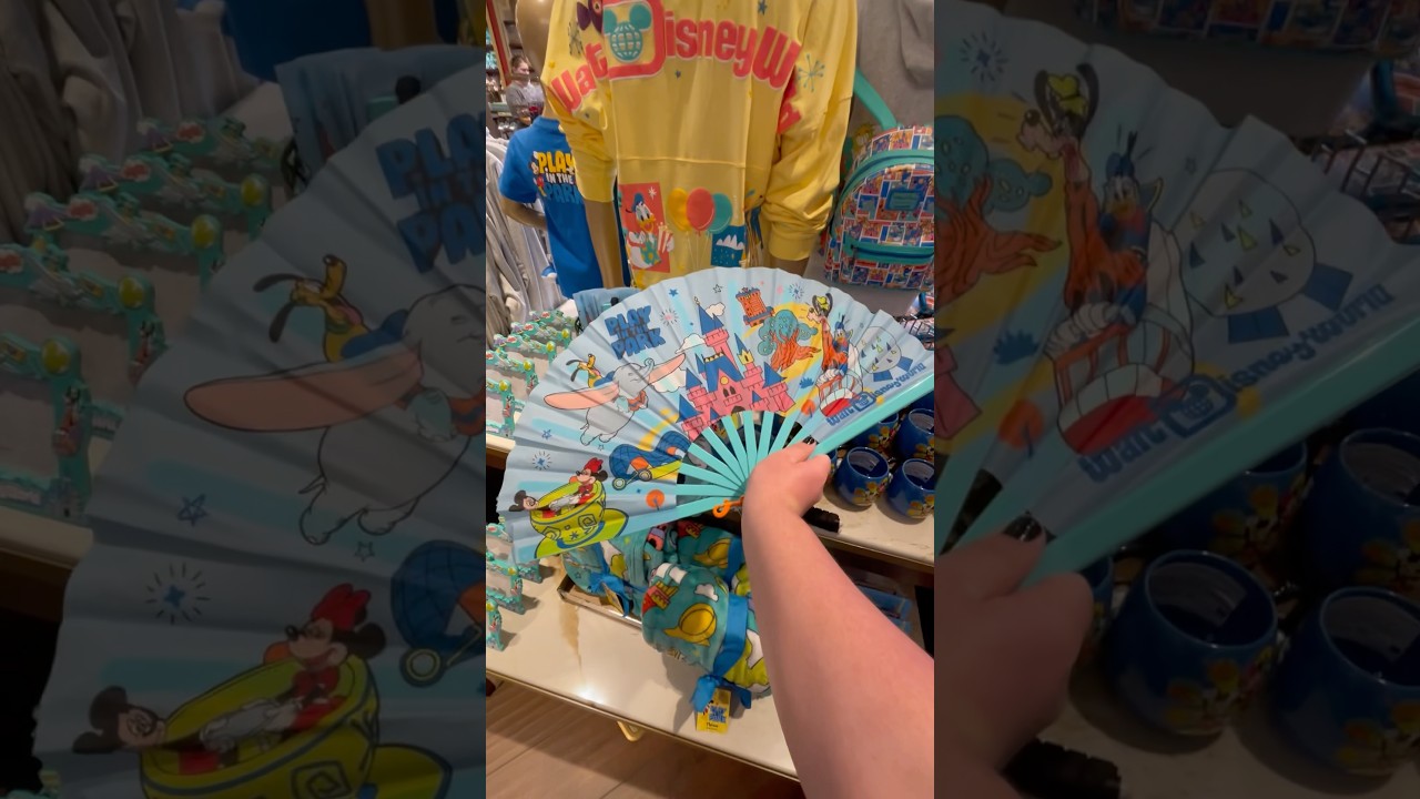 Play In The Park Hand Folding Fan 