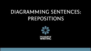 Prepositional Phrases Diagramming Sentences 1