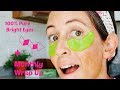 100% Pure Bright Eye mask | Mask it Monday | + July Monthly Wrap Up