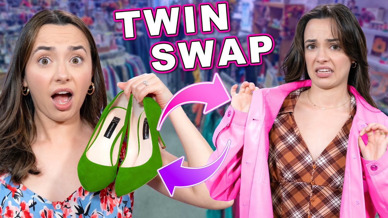 Twin Swap Thrifting Summer Outfits - Merrell Twins - YouTube