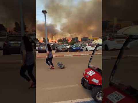حرائق في سديروت بفعل الطائرات المشتعلة من غزة