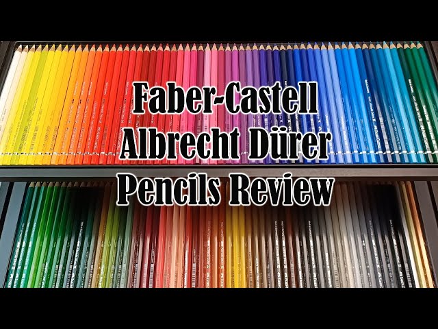 Faber-Castell Albrecht Dürer Watercolour Pencil Review & Demo 