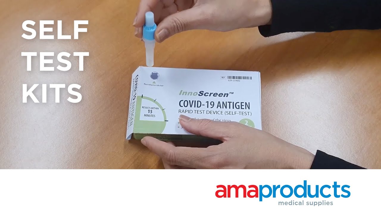 COVID-19 Antigen Rapid test ( Self Test ) - YouTube