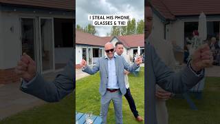 I steal his phone, glasses & tie! ATTENZIONE PICKPOCKET #PICKPOCKET #MAGICIAN #MAGIC #WOW #AMAZING