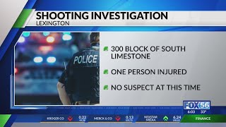 Lexington man hospitalized following shooting