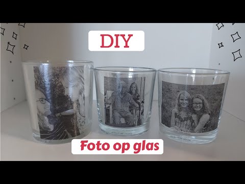 DIY | Foto Op Glas (Sfeerlichtje)