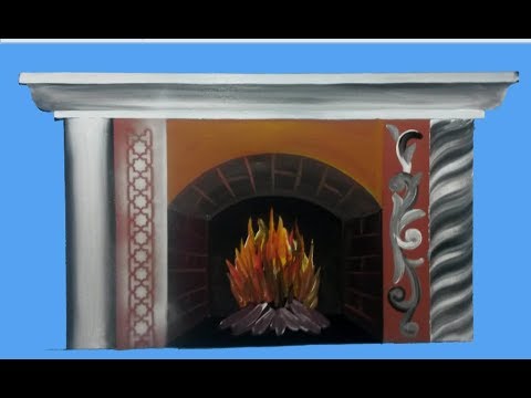 فيديو: كيفية رسم مدفأة