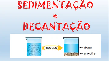 O que acontece no tanque de decantação?