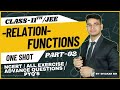 Class-11th | PART-02 | CHAPTER- FUNCTIONS | INTRODUCTION | PYQ'S | ALL exercise from NCERT |