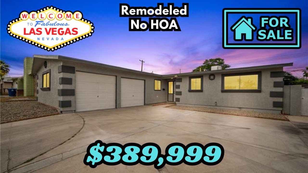 Affordable Single Story Las Vegas Home for Sale | Near Summerlin | No HOA | Under 400k