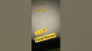 Roman Letter in Excel #excel #viral #microsoft #trending