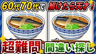 【間違い探しクイズ】⚠️むずかしいにしんそばのイラスト編！脳活＆脳トレにおススメ無料ゲーム【アハ体験有り】#494 screenshot 1