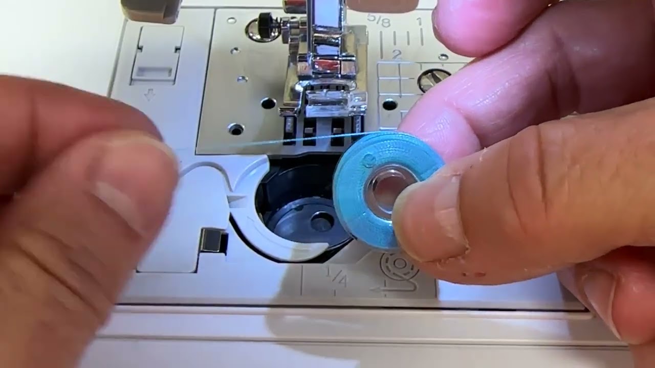 Как заправить нить в швейную машину Brother CE1125PRW