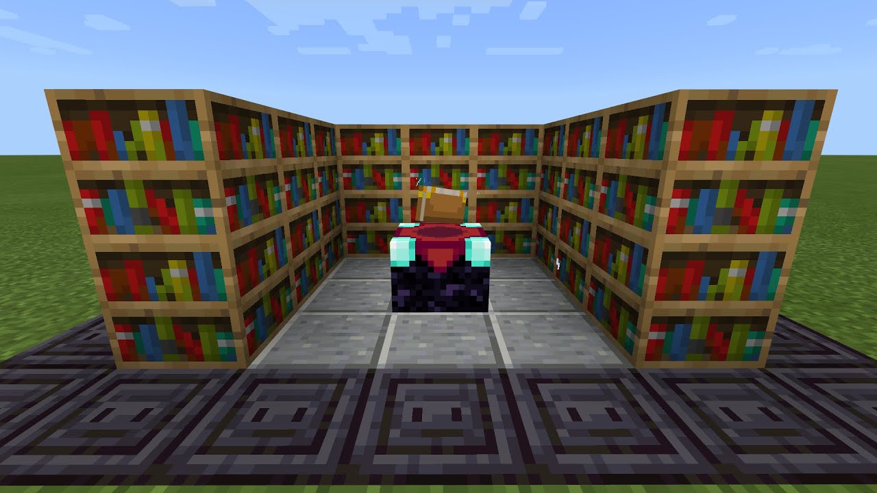 How to make a full level 30 enchantment setup in Minecraft YouTube