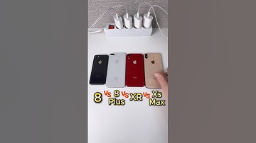Speed Test Battle iPhone 8 VS 8 Plus VS XR VS Xs Max Power On Boot Comparision