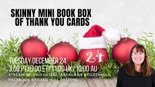 Skinny Mini Book Box  of Thank You Cards