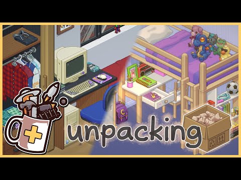 Chill Moving House Simulator | Unpacking (Demo) - Let's Play / Gameplay