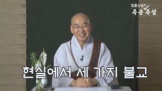 [법륜스님의 즉문즉설 제 1661회] 현실에서 세 가지 불교