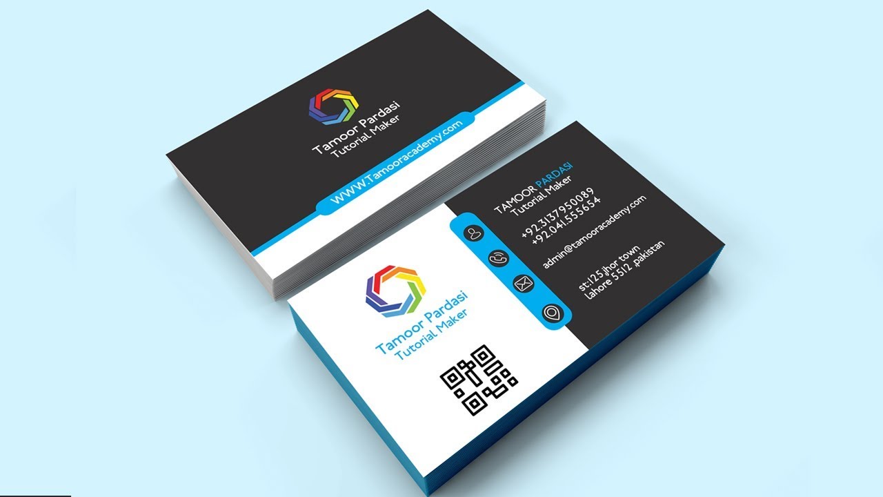 Professional Business Card Design in photoshop|Photoshop Tuorial|Urdu Hindi Tutorial