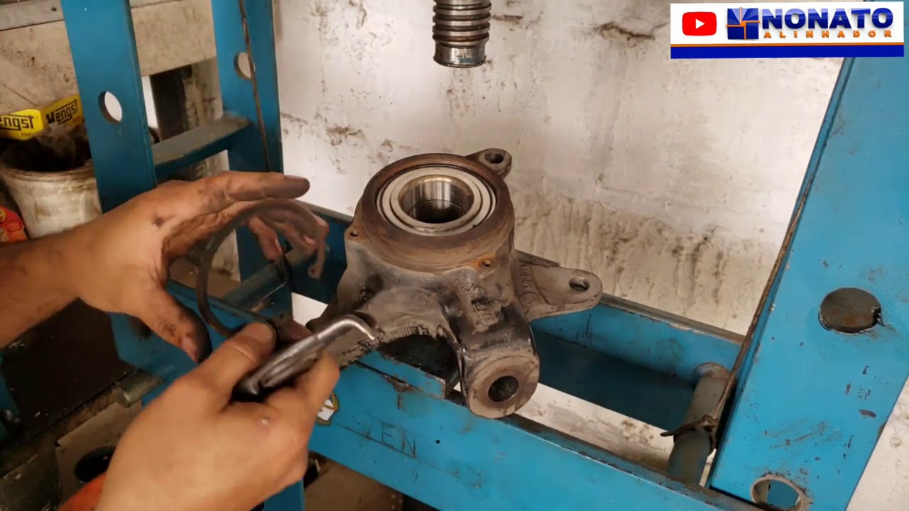 Trocando rolamento. O carro continua alinhado? Honda Fit Vídeo 2