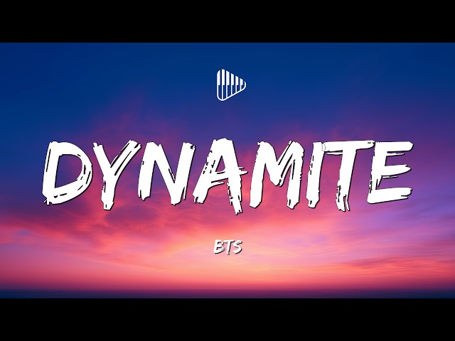 BTS - Dynamite (Lyrics)