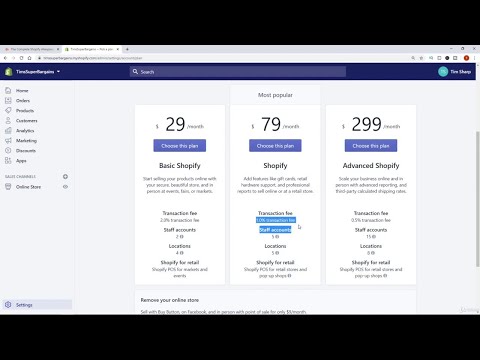 Choosing a Shopify plan eCommerce store | 🏆 The Shopify Hub 🏆