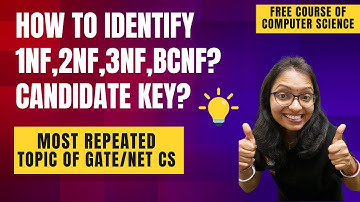 100% Sure Topic-GATE CS|Functional dependency and Normalization-Complete Concept through PYQs DBMS