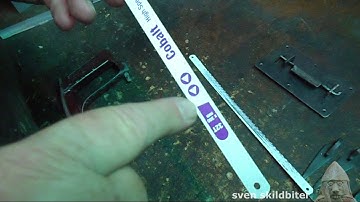How to change a hacksaw blade