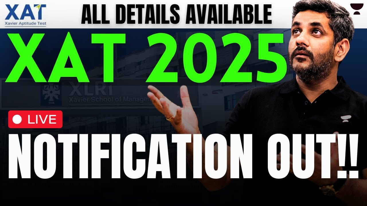 XAT 2025 Registration Out! | Complete Details by Saral Nashier - YouTube