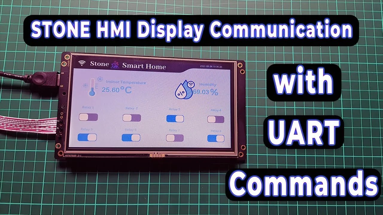 Design UI with Stone Designer Software & UART Communication for HMI ...