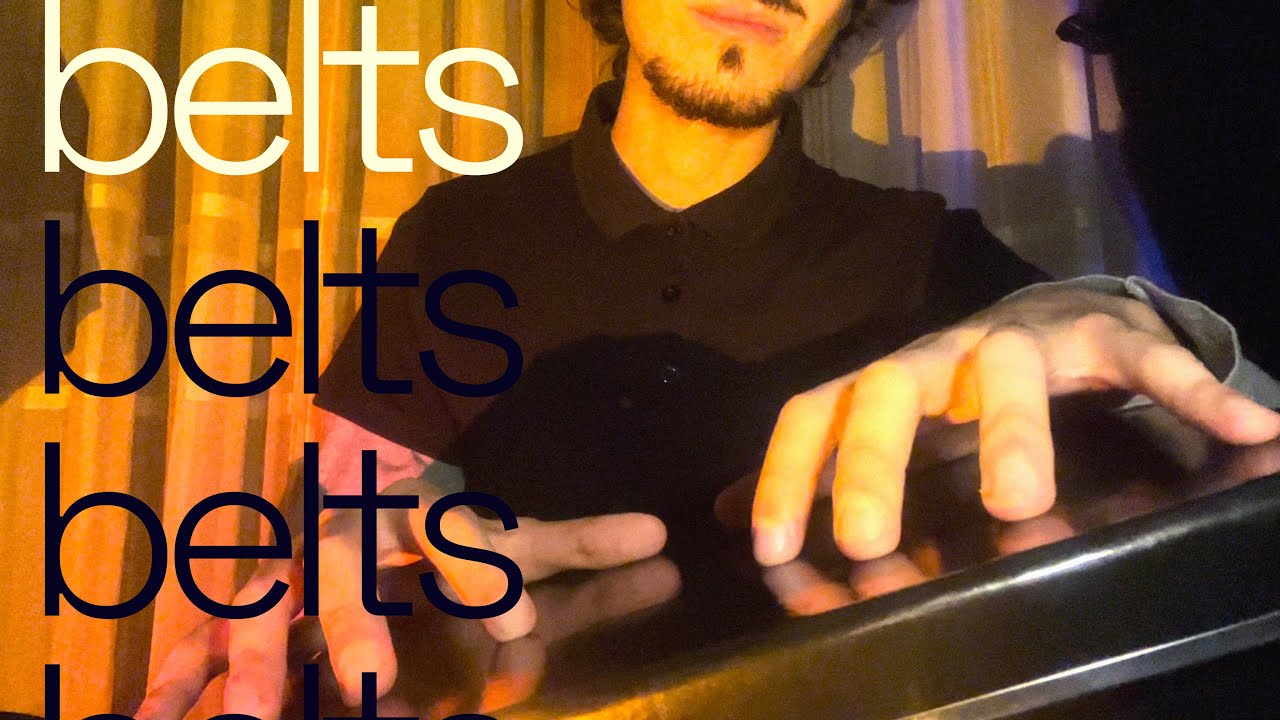 ASMR | showing you my belts + tapping, scratching and more