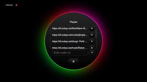 😱 MP3 player using html css javascript
