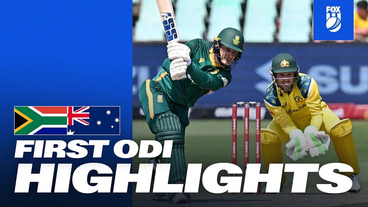 South Africa v Australia: 1st ODI Full Match Highlights I Fox Cricket