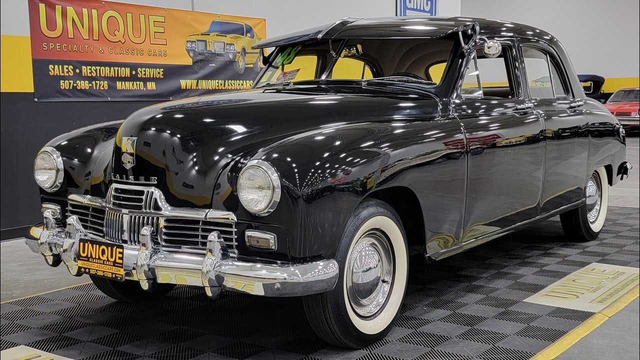 1948 Kaiser Special 4dr Sedan | For Sale $15,900 - YouTube
