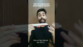 WHAT ARE CONTRAILS? #shorts #aviation
