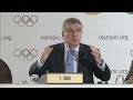 IOC President’s closing press conference
