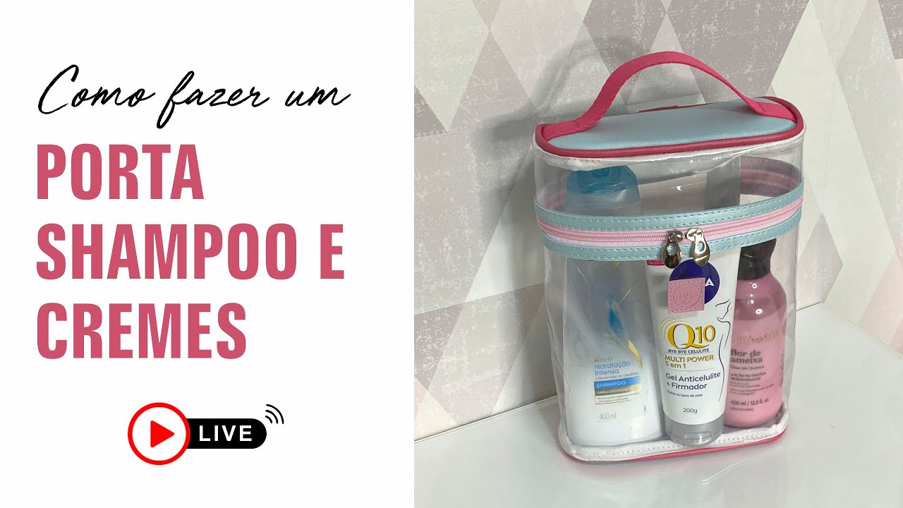 Como fazer um Porta Shampoo e Cremes - Passo a Passo - Tutorial - PAP