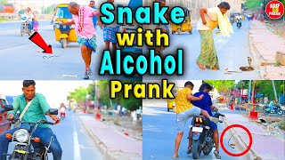SNAKE WITH ALCOHOL PRANK