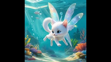 white fairy cat learning alphabet #youtubeshorts  #reels#million #cute #reaction #ytshorts#reels