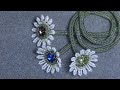 Tutorial: Beaded Chamomile Flower with a Stem. Realistic. Ромашка со стеблем.