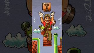 Colorindo meu desenho do Super Mario no Infinite Painter Pro! ⭐️ #supermario