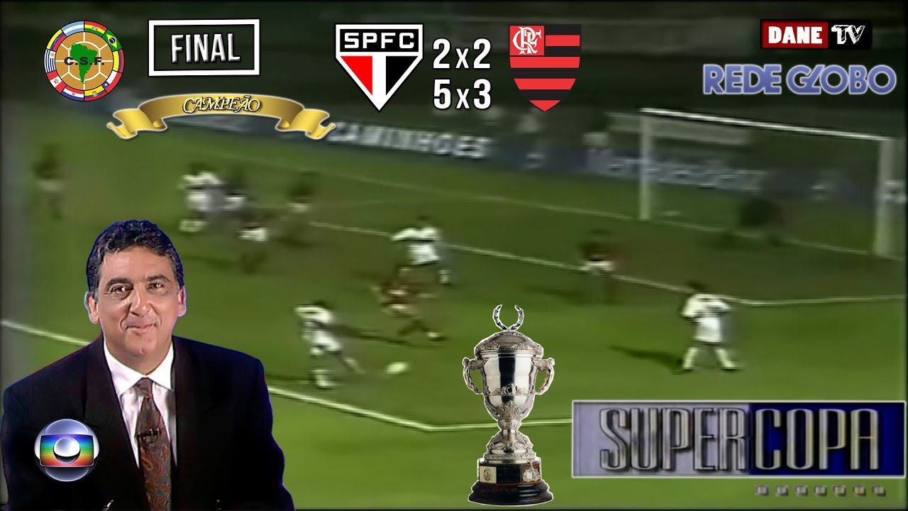 Supercopa 1993 - SÃ£o Paulo (5) 2x2 (4) Flamengo