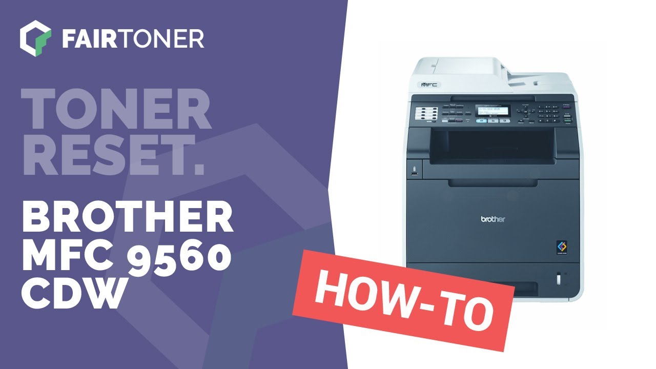Anleitung: Brother MFC-9560 CDW Toner Reset 🛠 - YouTube