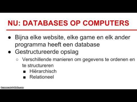 Video: Wie Is Een Database-operator?